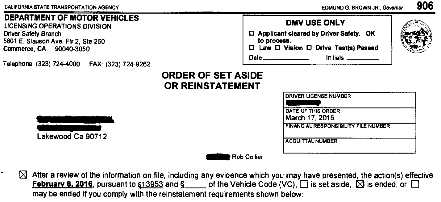 Dmv hearing office cal ographytop